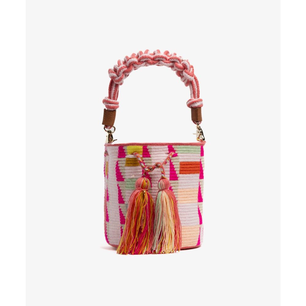 BOLSO CRUZADO M CON ASA DE MACRAMÉ - 