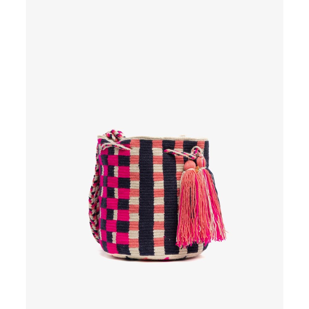 BOLSO CRUZADO M - SWORDFISH - MARINO Y FUCHSIA