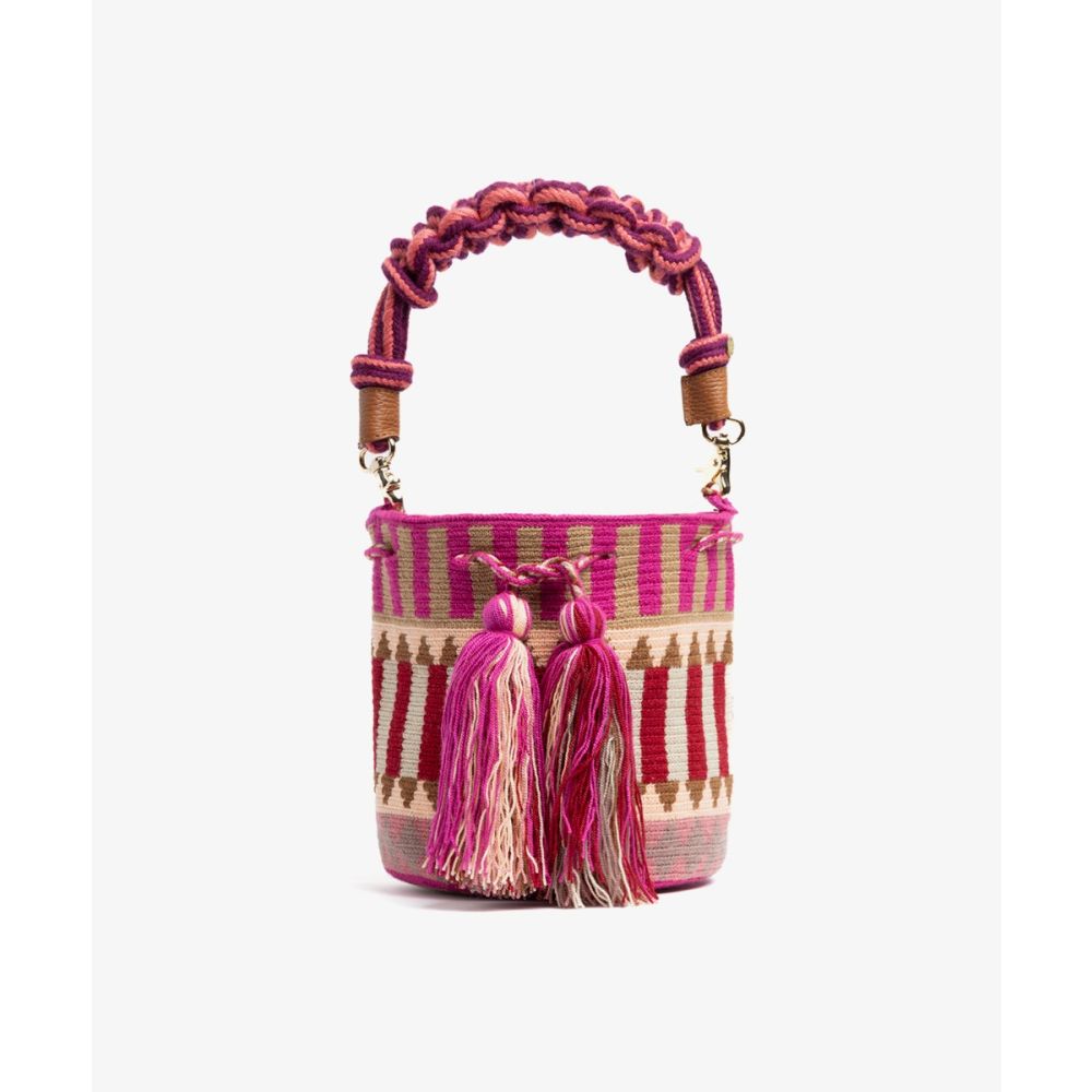 BOLSO CRUZADO M CON ASA DE MACRAMÉ - 