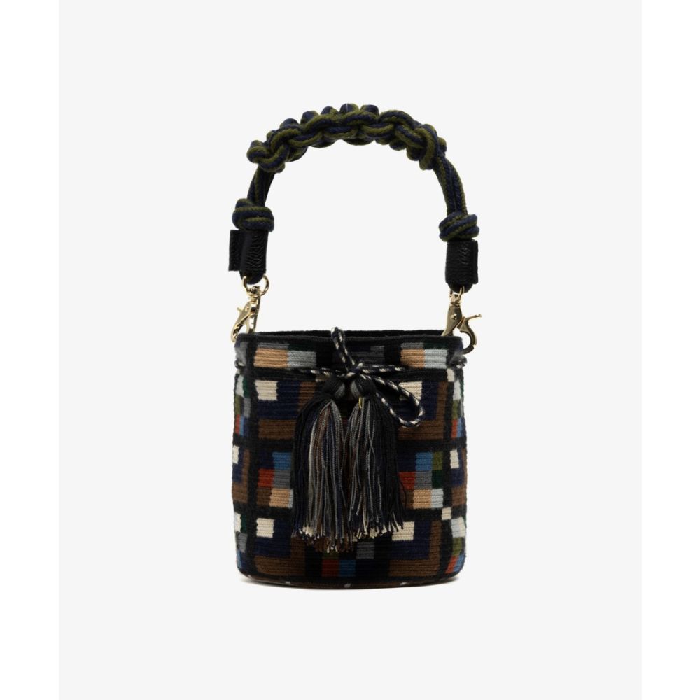 BOLSO CRUZADO M CON ASA DE MACRAMÉ - 