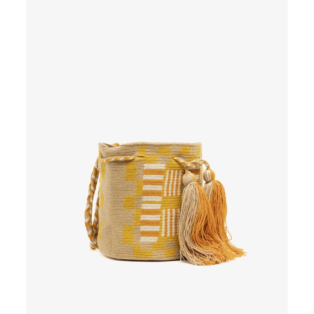 Crossbody Bag M - EVE - MUSTARD & YELLOW