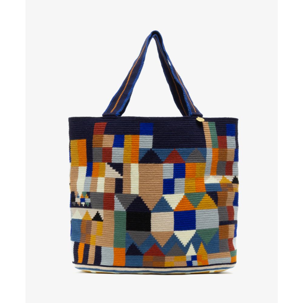 Liam Bag XXL - APOLO - NAVY BLUE & YELLOW