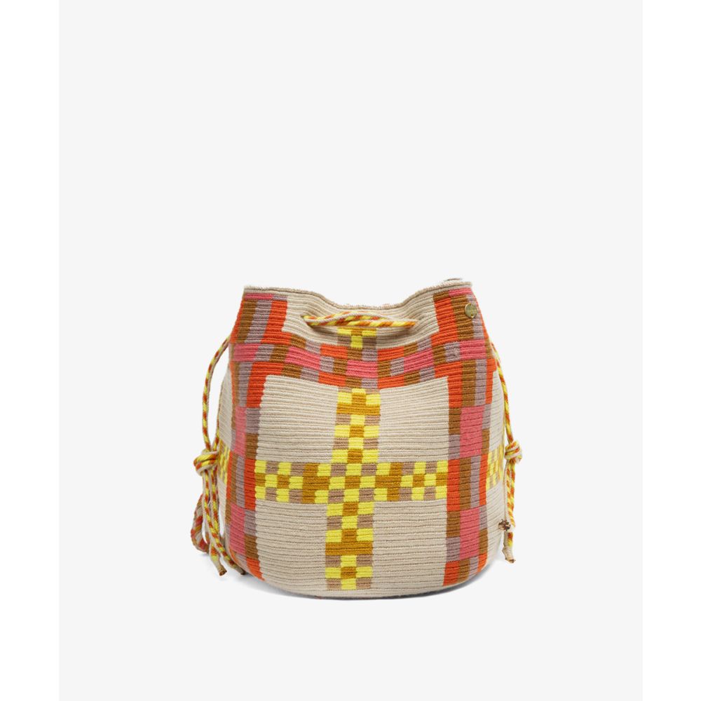 MITRA bag - DELPHINIUS - PINK & YELLOW