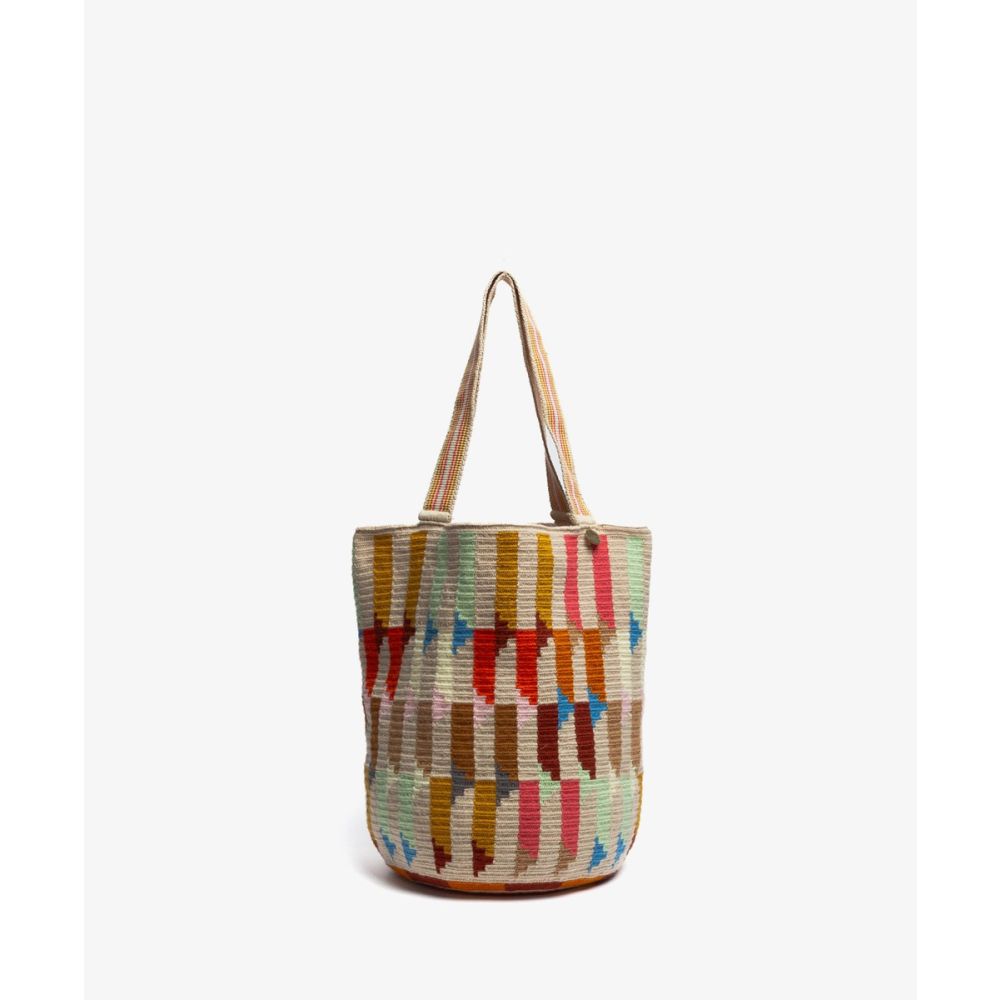 CALA BAG - SPARROW - BEIGE & MULTICOLOR