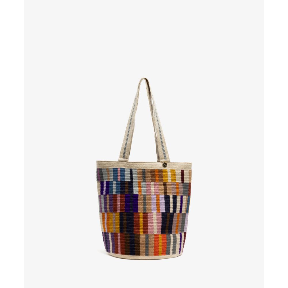 CALA BAG - OCTANT - PURPLE & BEIGE
