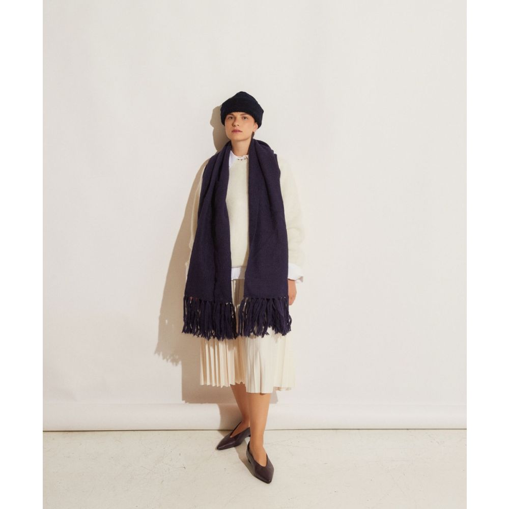 SHAWL EMMA - NAVY BLUE