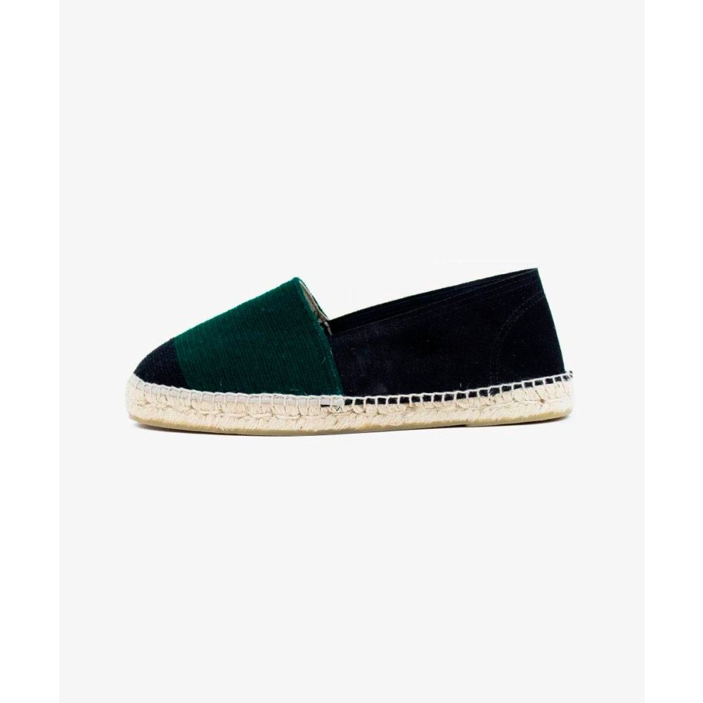 Espadrille Black & Green