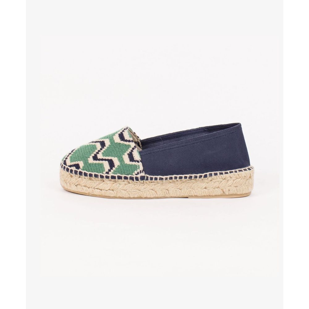 WOMEN'S ESPADRILLE - DENALI - JADE GREEN & BLUE