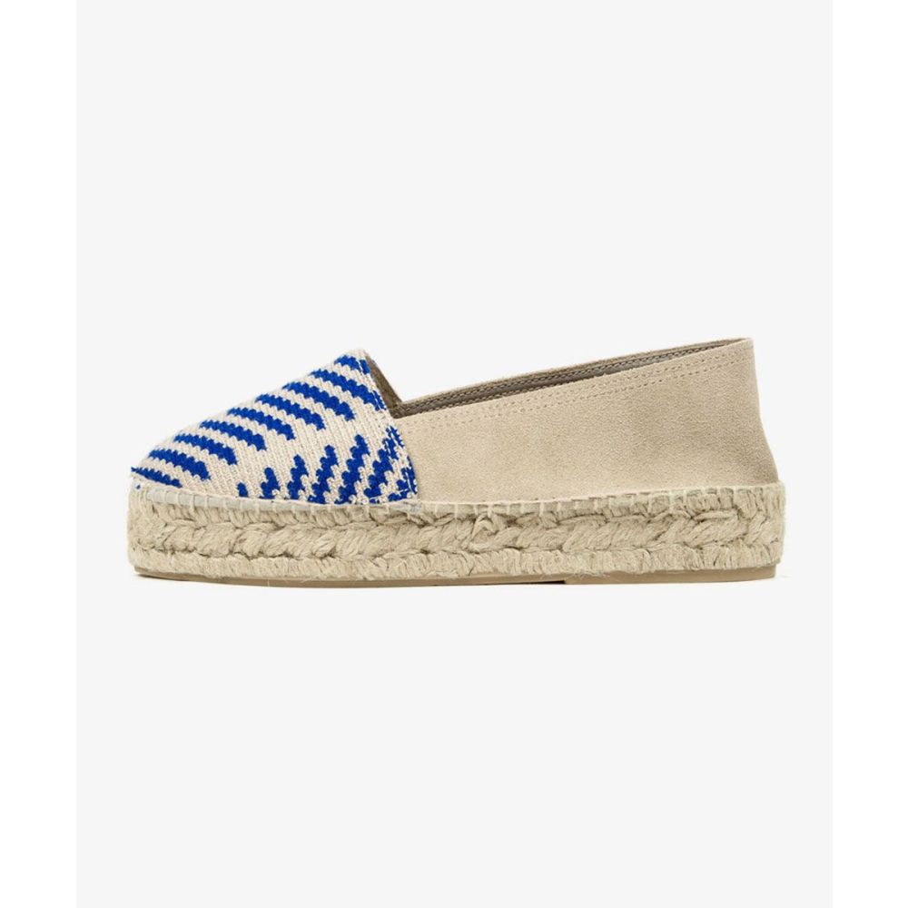 MULE ESPADRILLE - HIMALAYA - BLUE & BEIGE