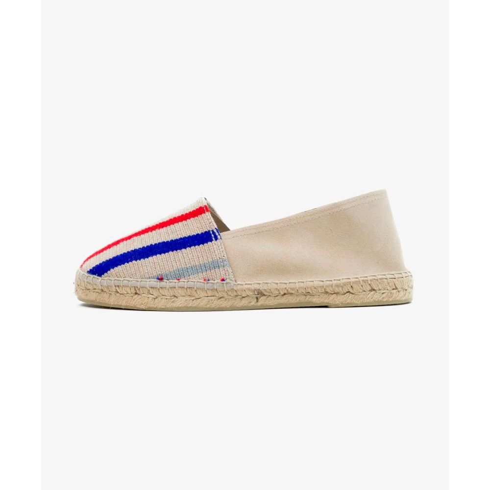 MEN'S ESPADRILLE - STRASS - RED & BLUE