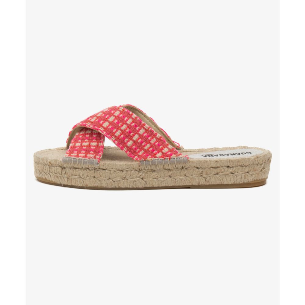 ESPADRILLE WITH CROSSED BAND -
