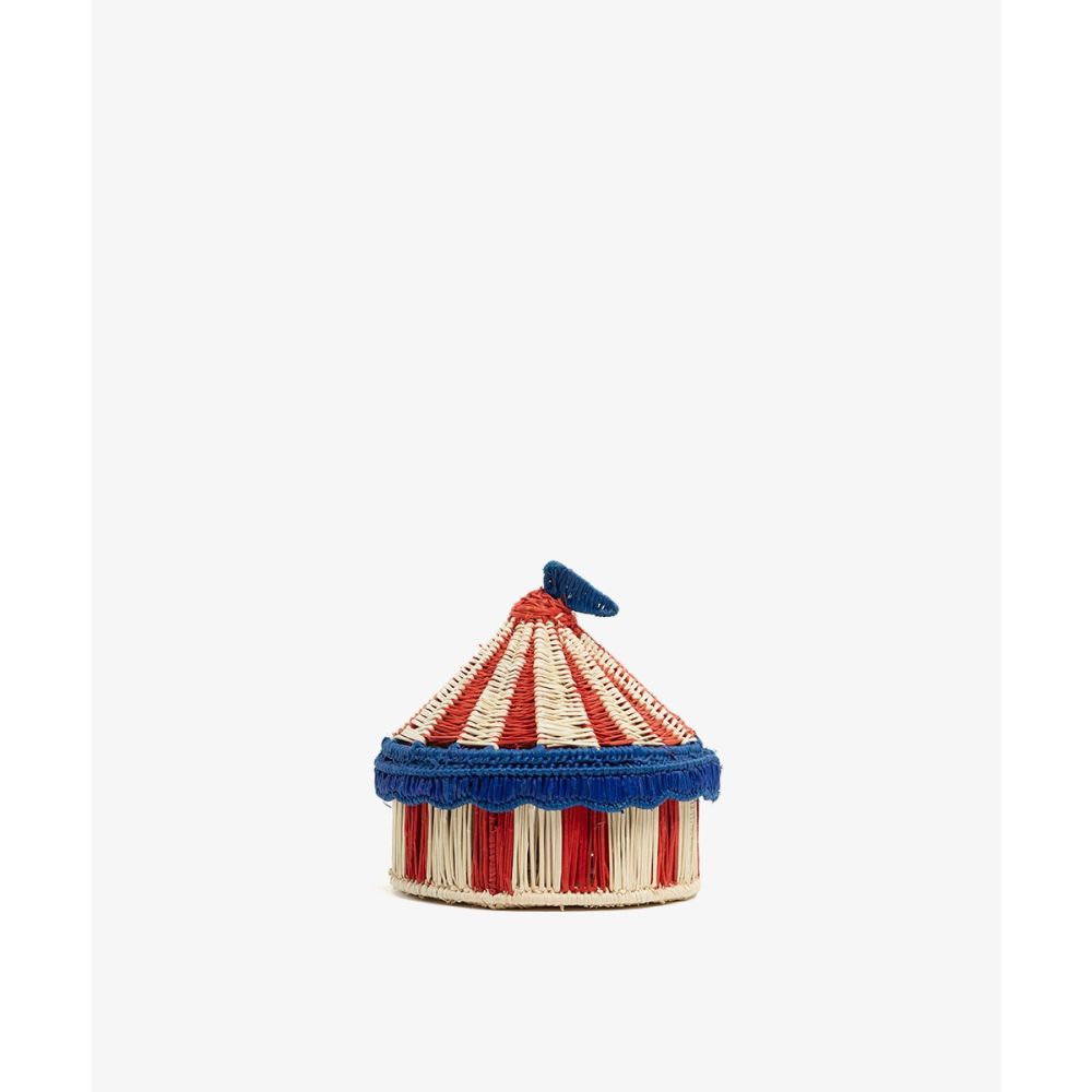 JEWELRY BOX S CIRCUS - RED & BEIGE