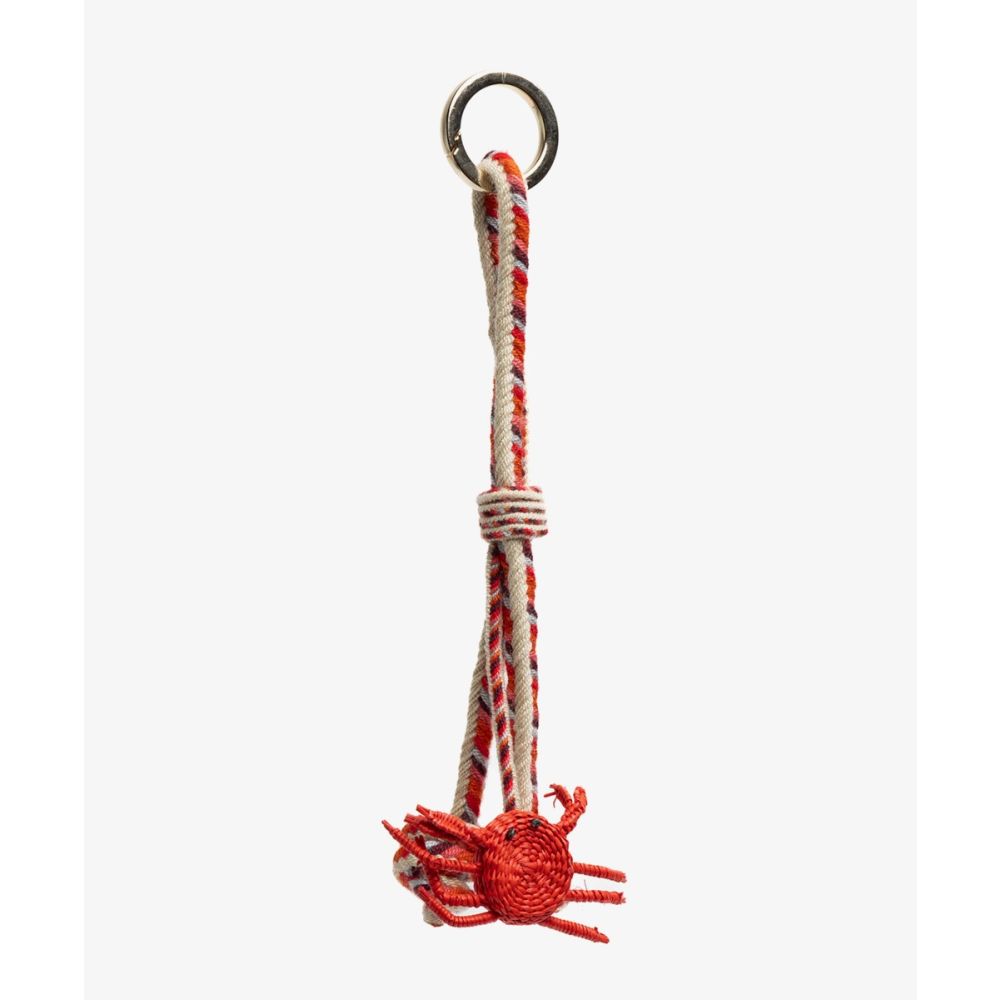 IRACA CHARM CORD WITH KEYRING - CRAB