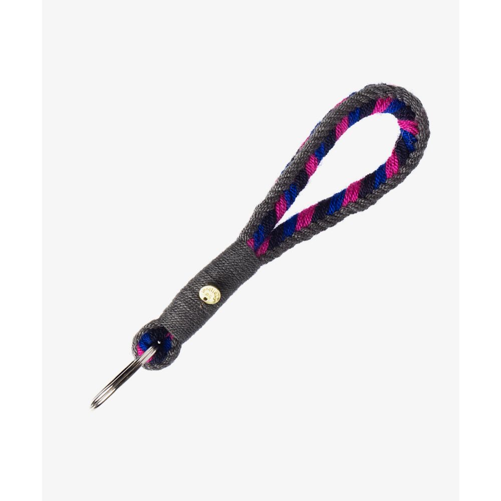 SOFIA Keyring - GRAY & FUCHSIA