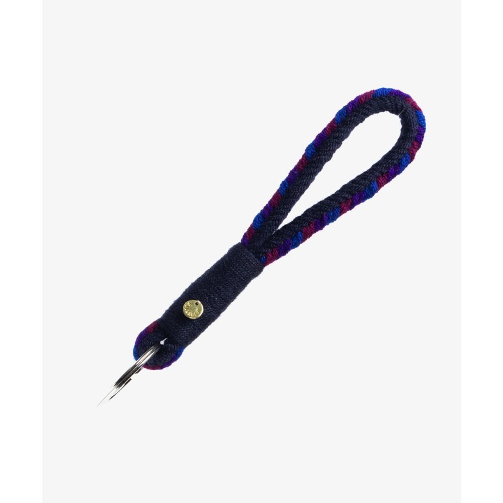 SOFIA Keyring- BLUE & BURGUNDY