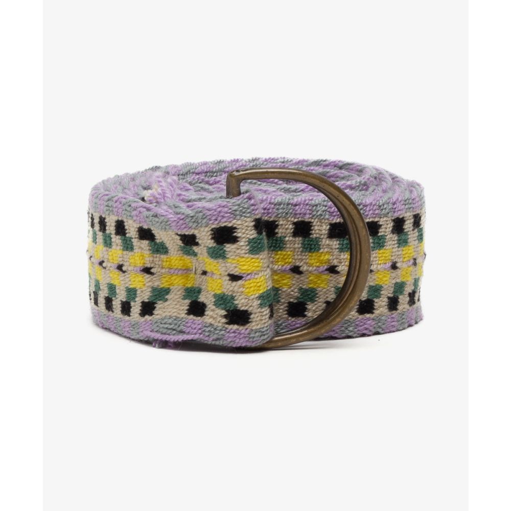 Buckle belt - YELLOW AND LAVENDER