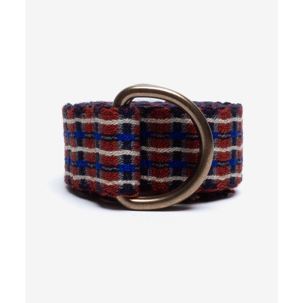 Buckle belt - BROWN & ROYAL BLUE