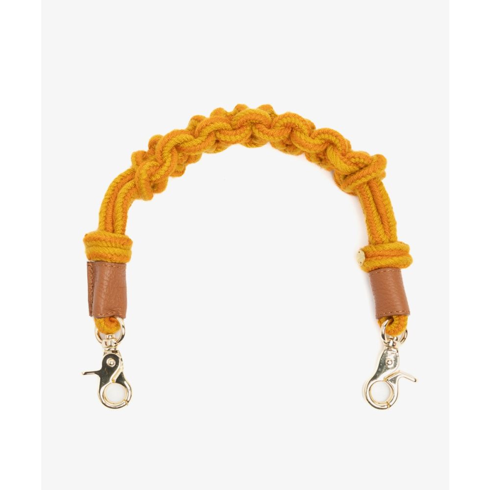 Cord shoulder strap - MACRAME MUSTARD