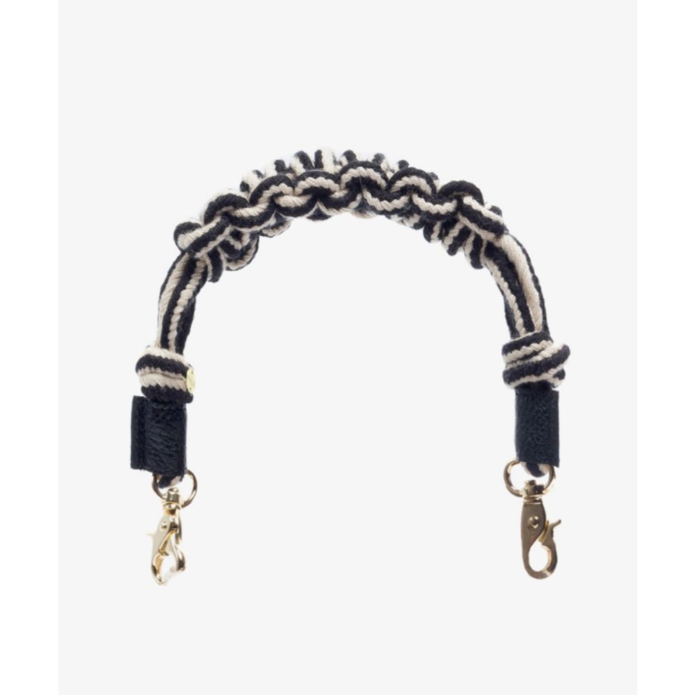 Asa de bolso de cordón - VERDE & GRIS