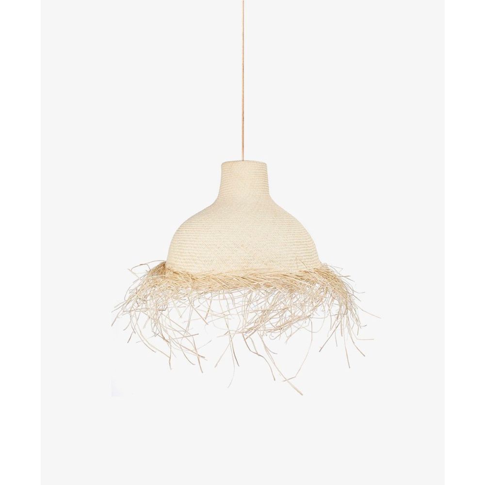 ALEJANDRA Lampshade with fringes - Beige
