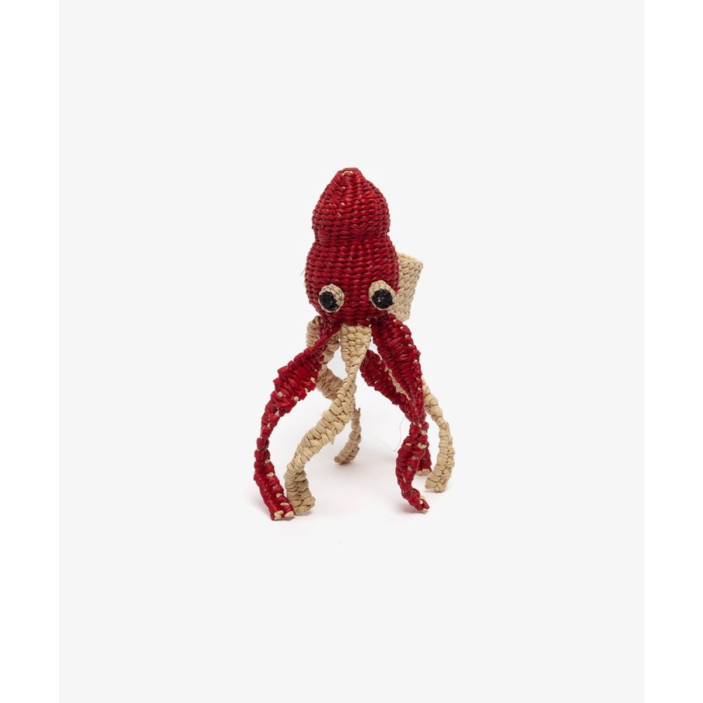 Servilletero CALAMAR - ROJO y BEIGE