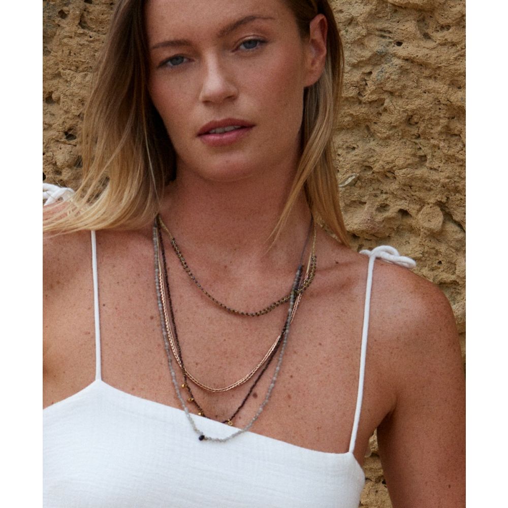 Odette Necklace - LABRADORITE