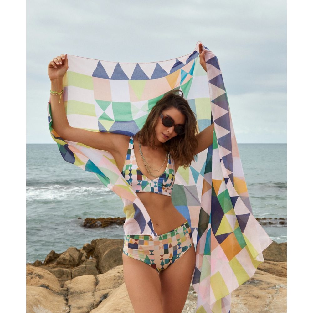 SARONG - HARE - JADE & MULTICOLOR