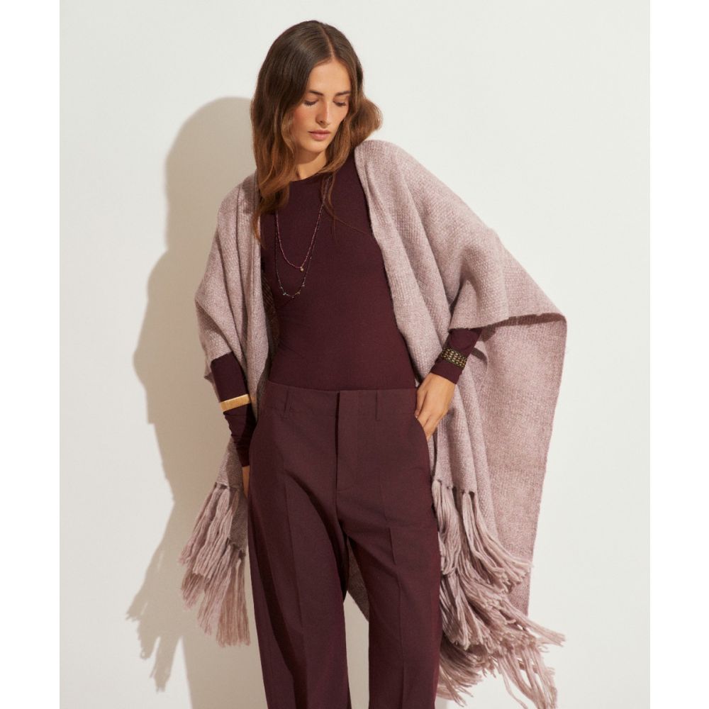 PONCHO JOSEPHINE - PALE PINK