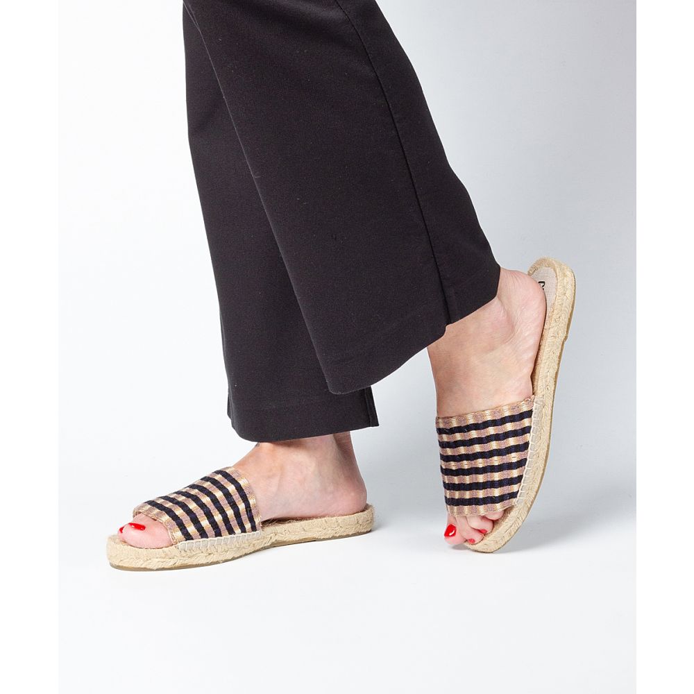 MULE ESPADRILLE - BERKELEY - LILAC & TOAST