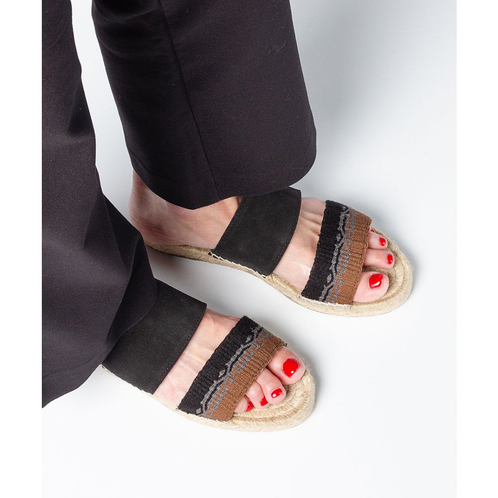 Espadrille con 2 cintas