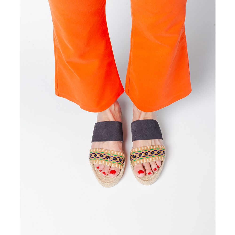 Espadrille con 2 cintas