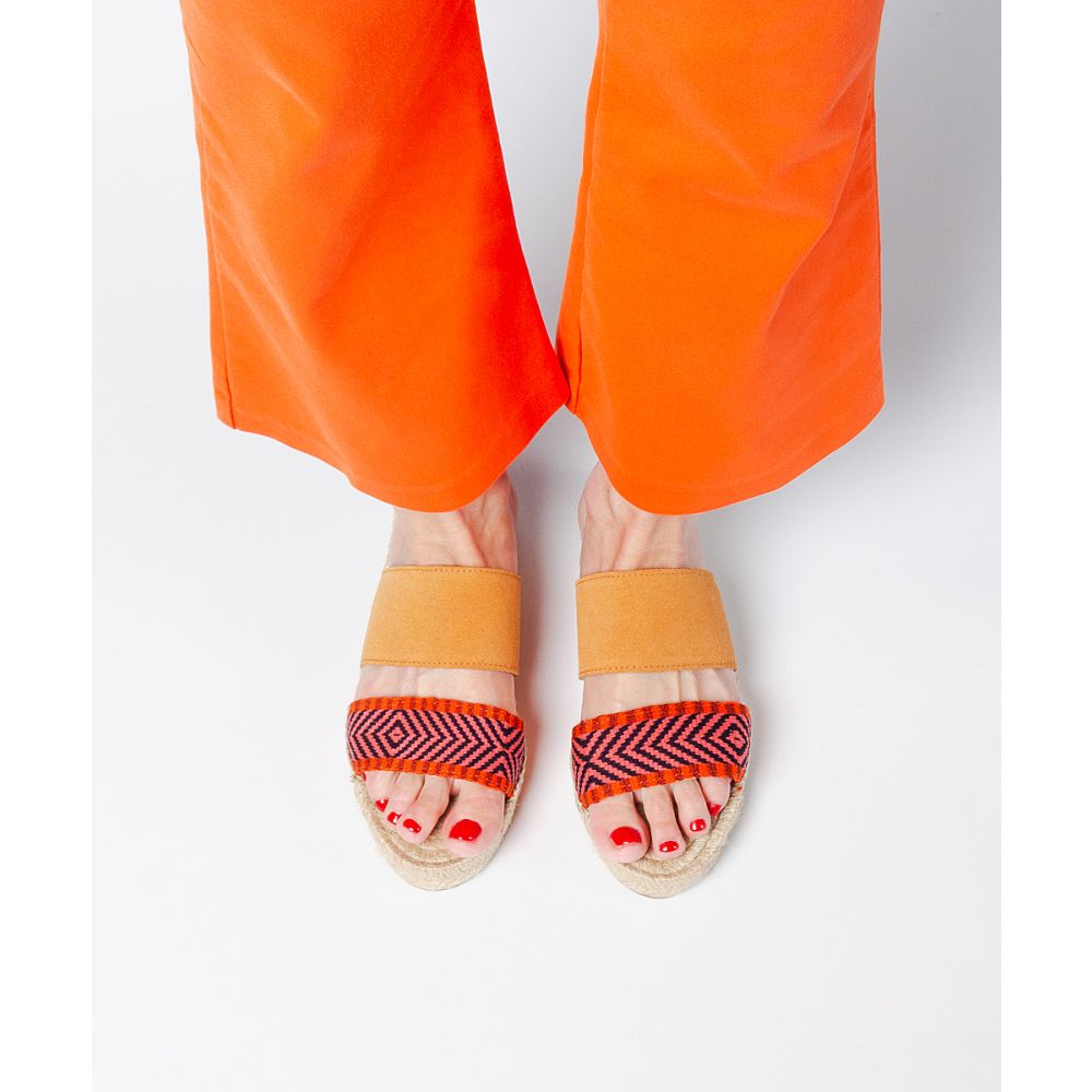 Espadrille con 2 cintas