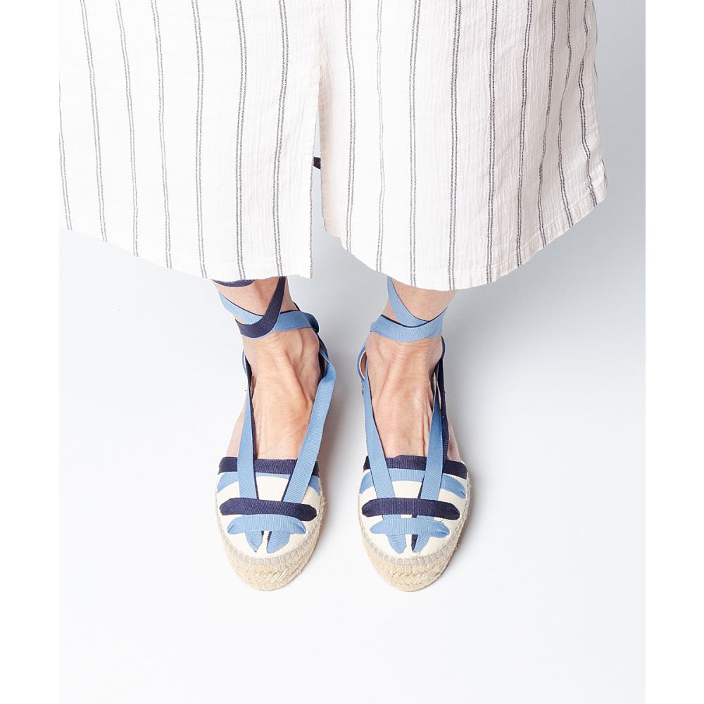 VALENCIANAS - NAVY & SKY BLUE