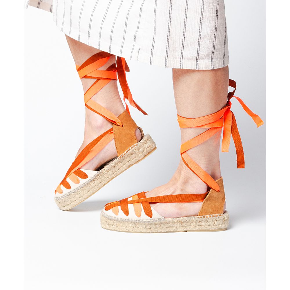 VALENCIANAS - ORANGE & BROWN