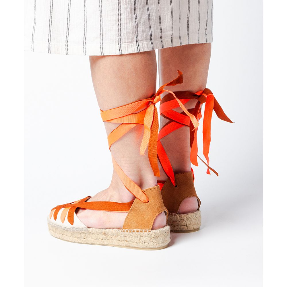 VALENCIANAS - ORANGE & BROWN