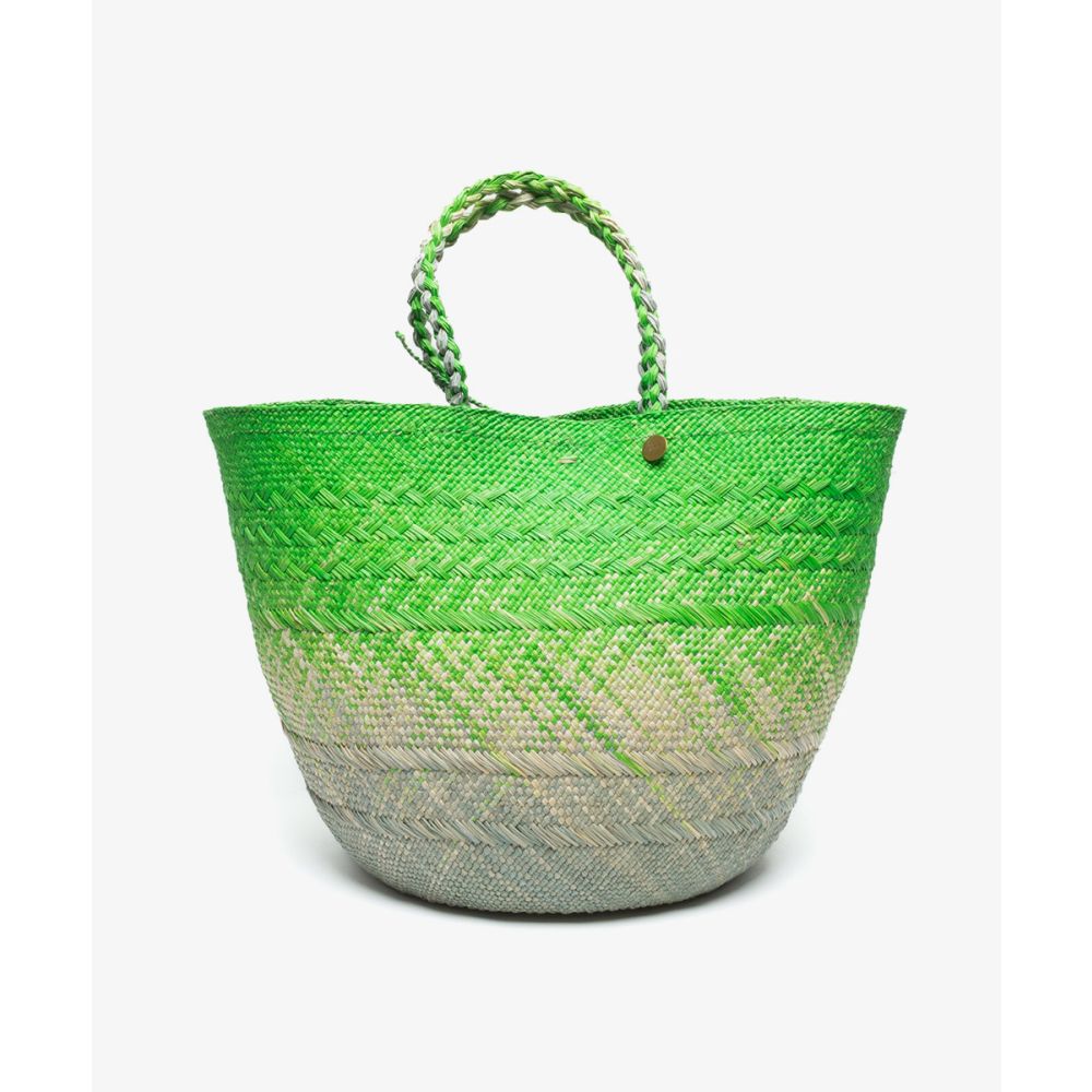 CANASTO BAG L - GREEN DEGRADE
