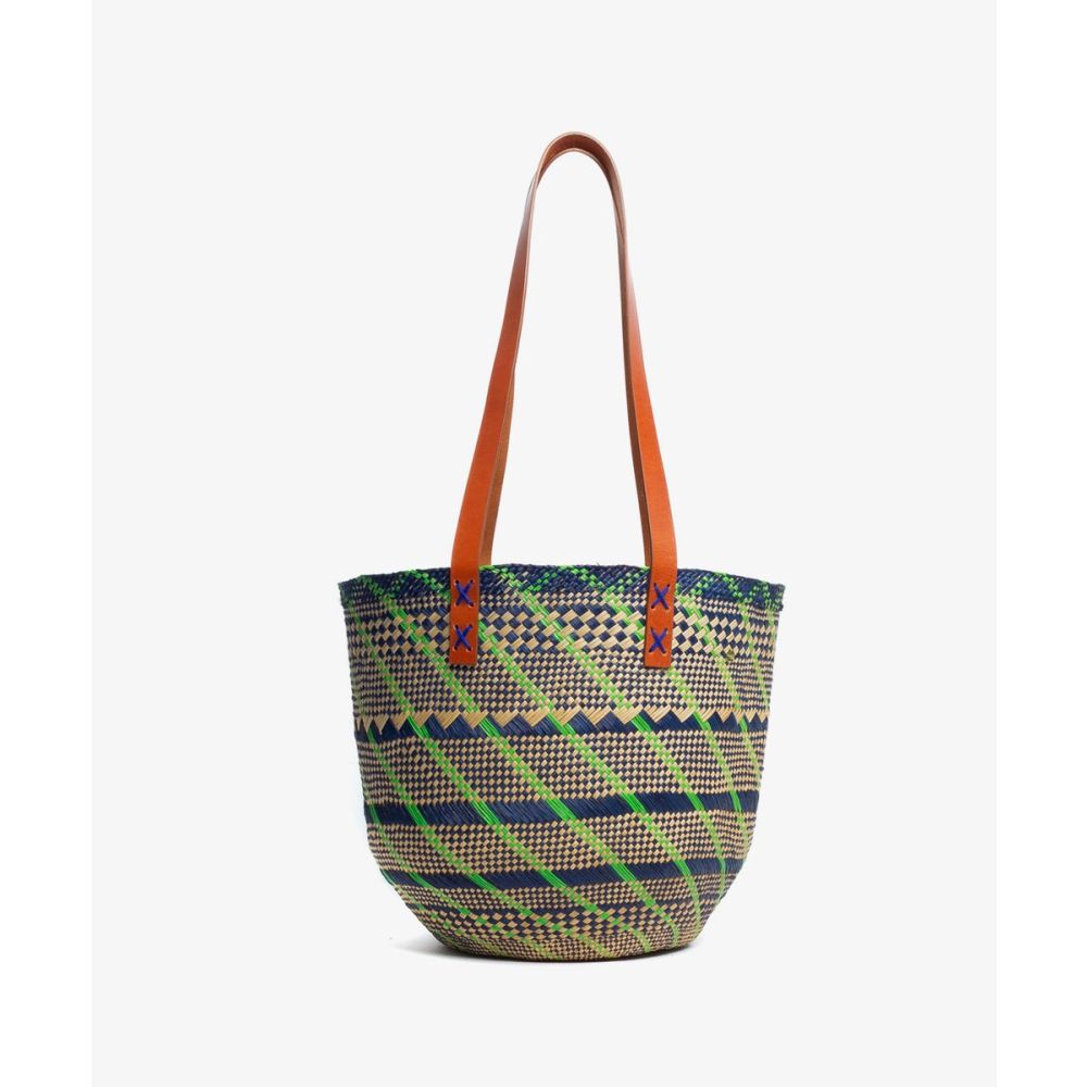 Canasto S - CON ASAS DE CUERO