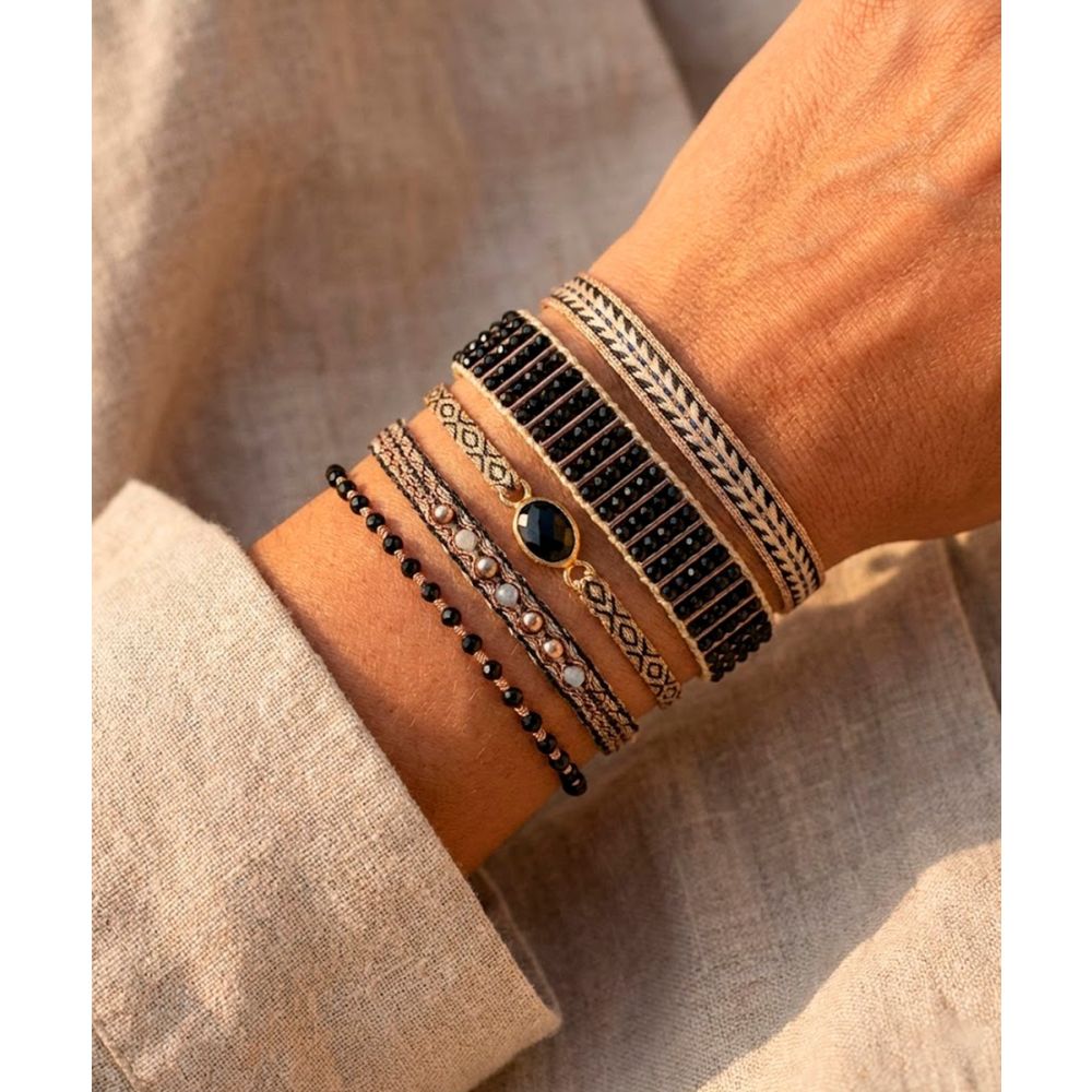 SET BRACELETS - BLACK