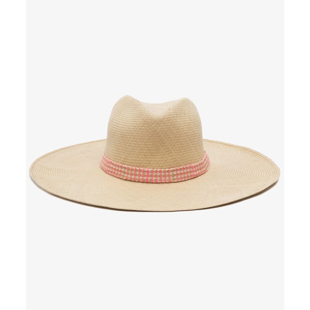 PANAMA Hat Extra Plain - XXL BRIM - TOAST