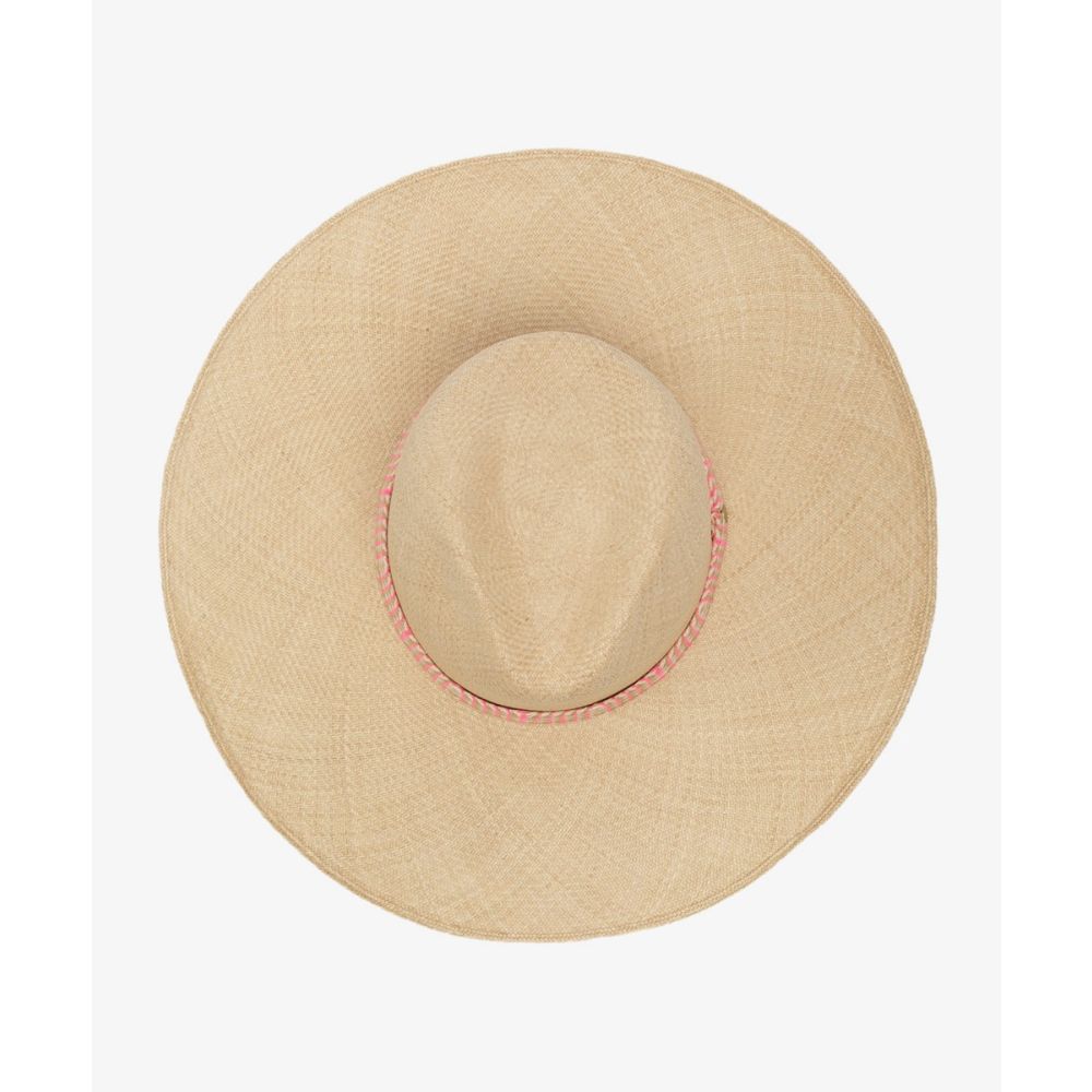 PANAMA Hat Extra Plain - XXL BRIM - TOAST