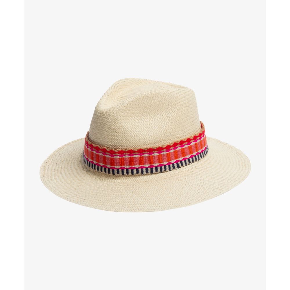 PANAMA HAT WITH RIBBON - BEIGE