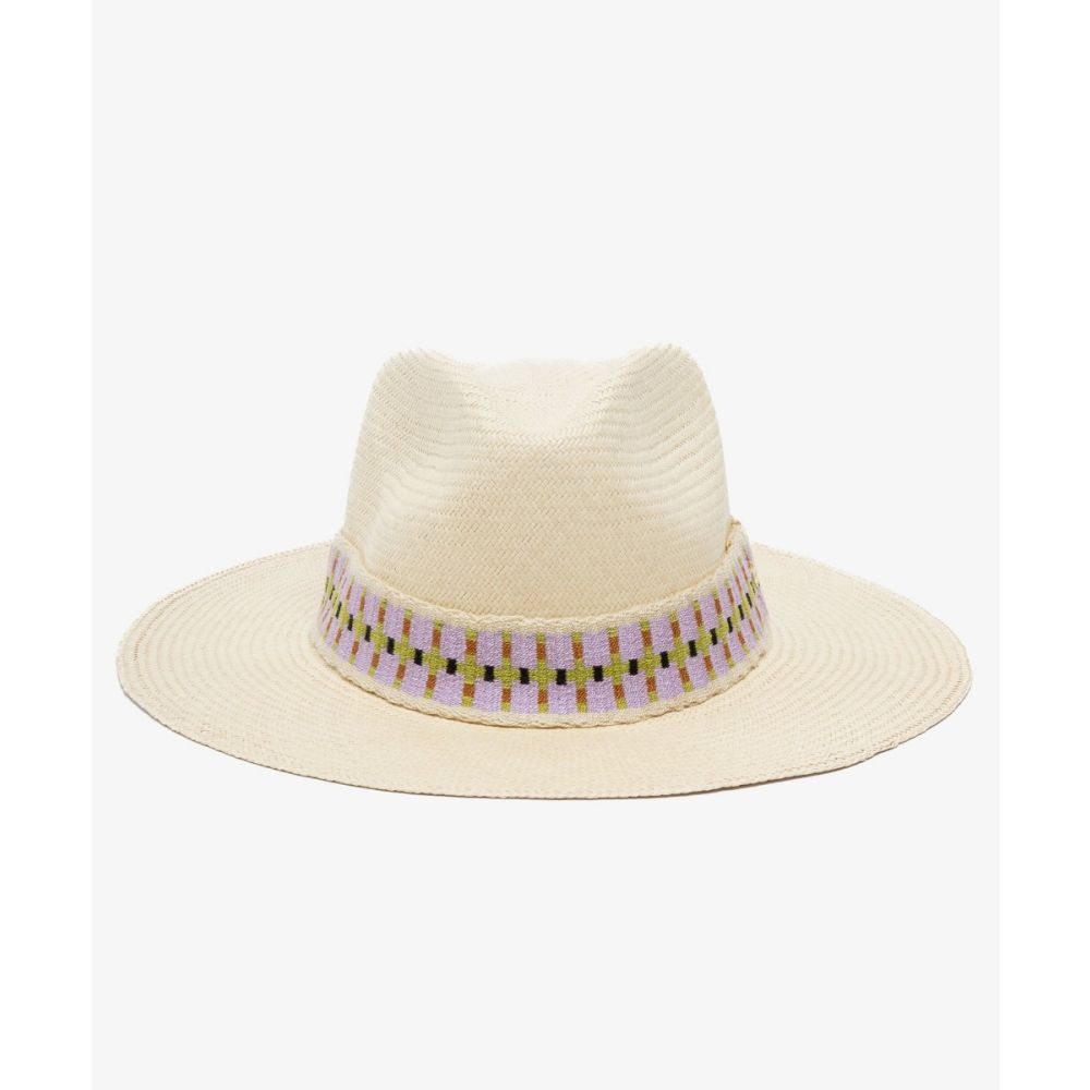 PANAMA HAT WITH RIBBON - BEIGE