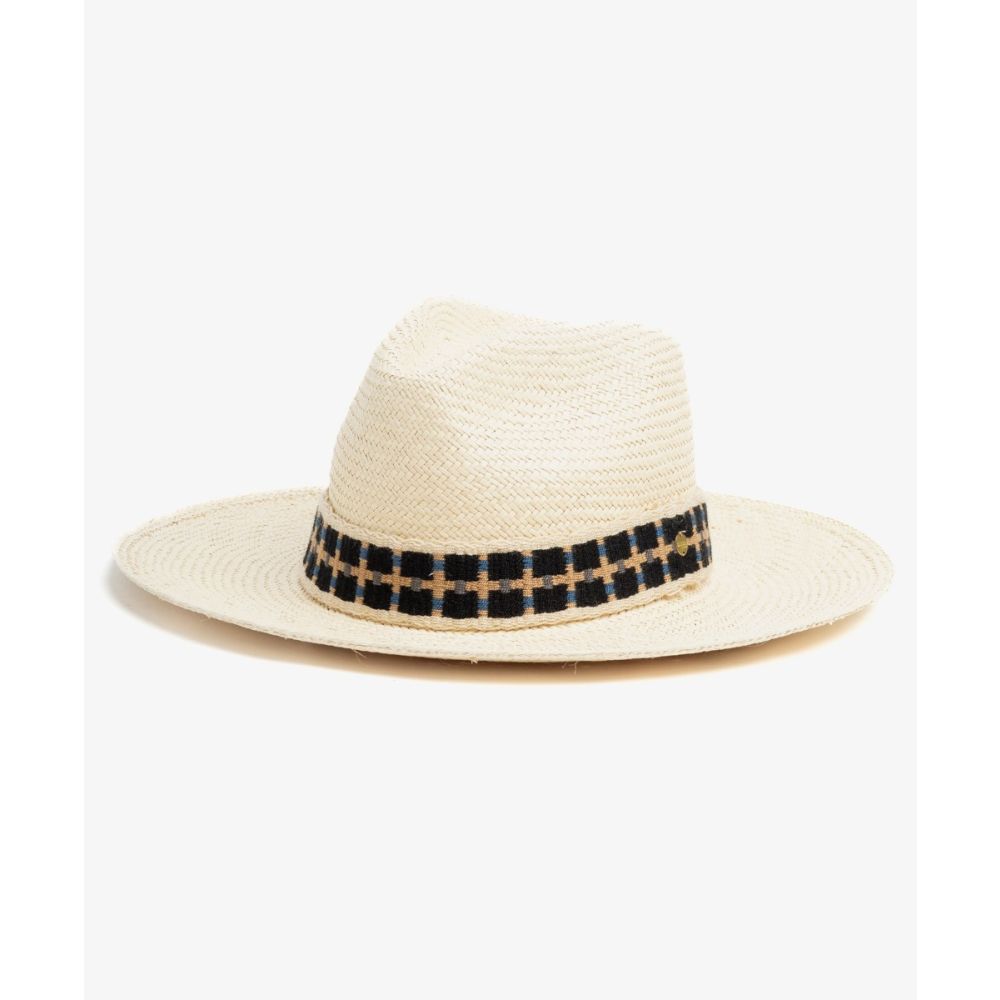 SOMBRERO PANAMA CON CINTA - BEIGE