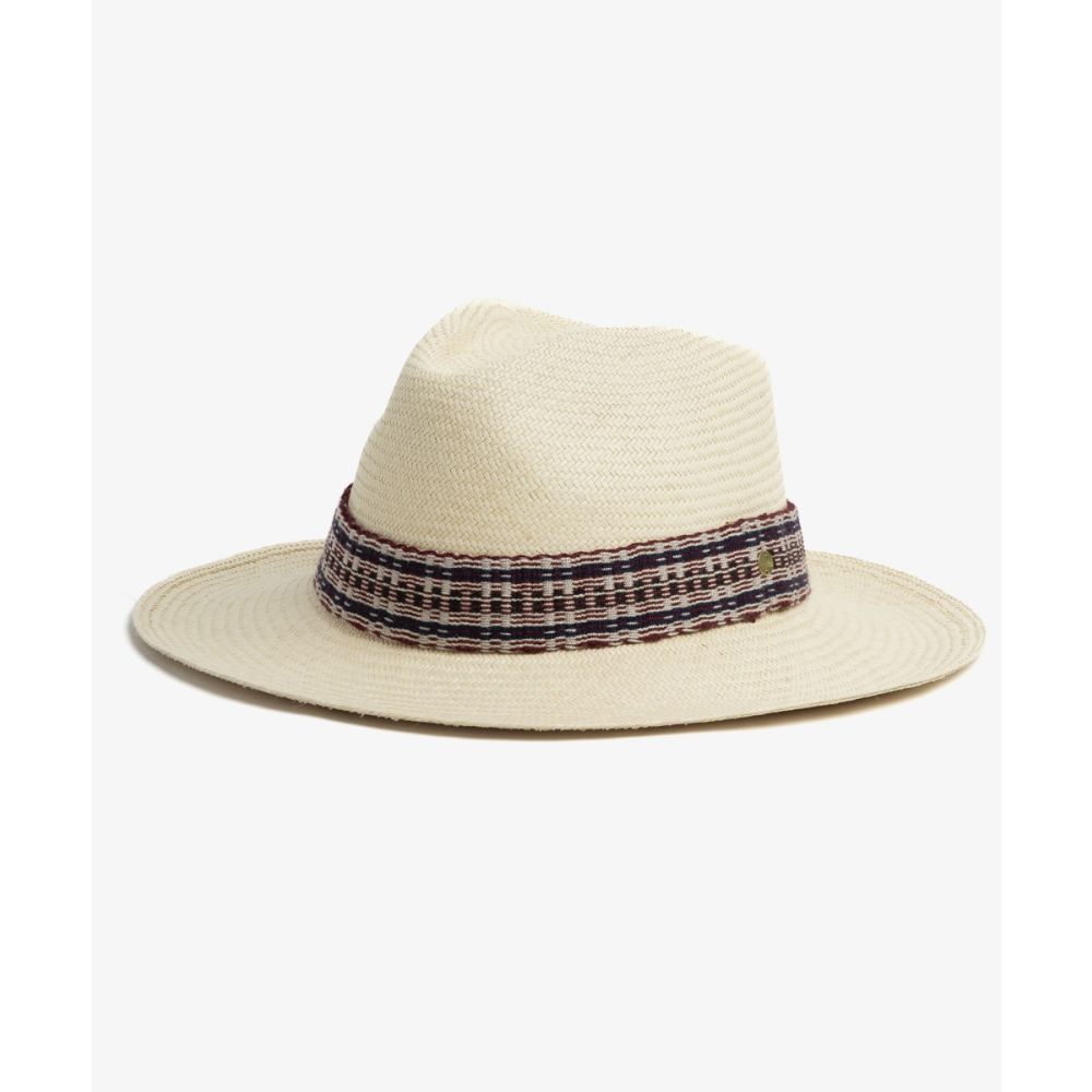 PANAMA HAT WITH RIBBON - BEIGE