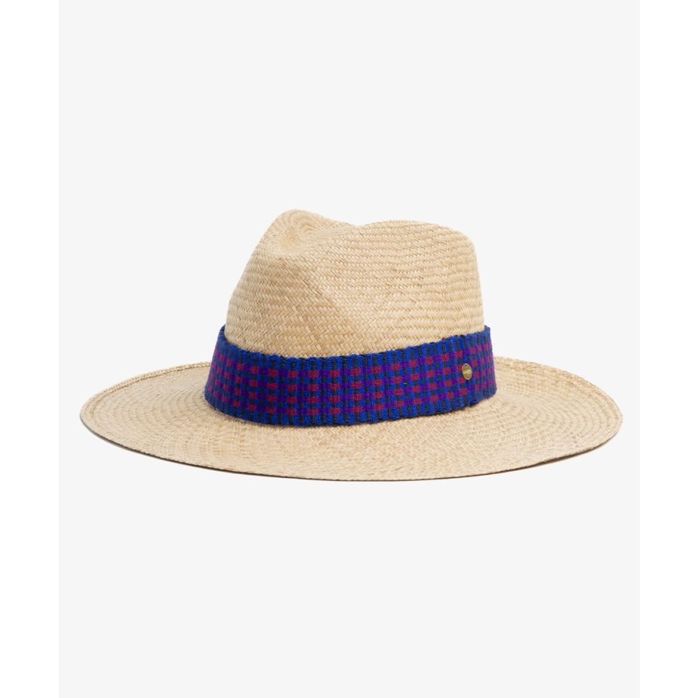 SOMBRERO PANAMA CON CINTA - TOSTADO