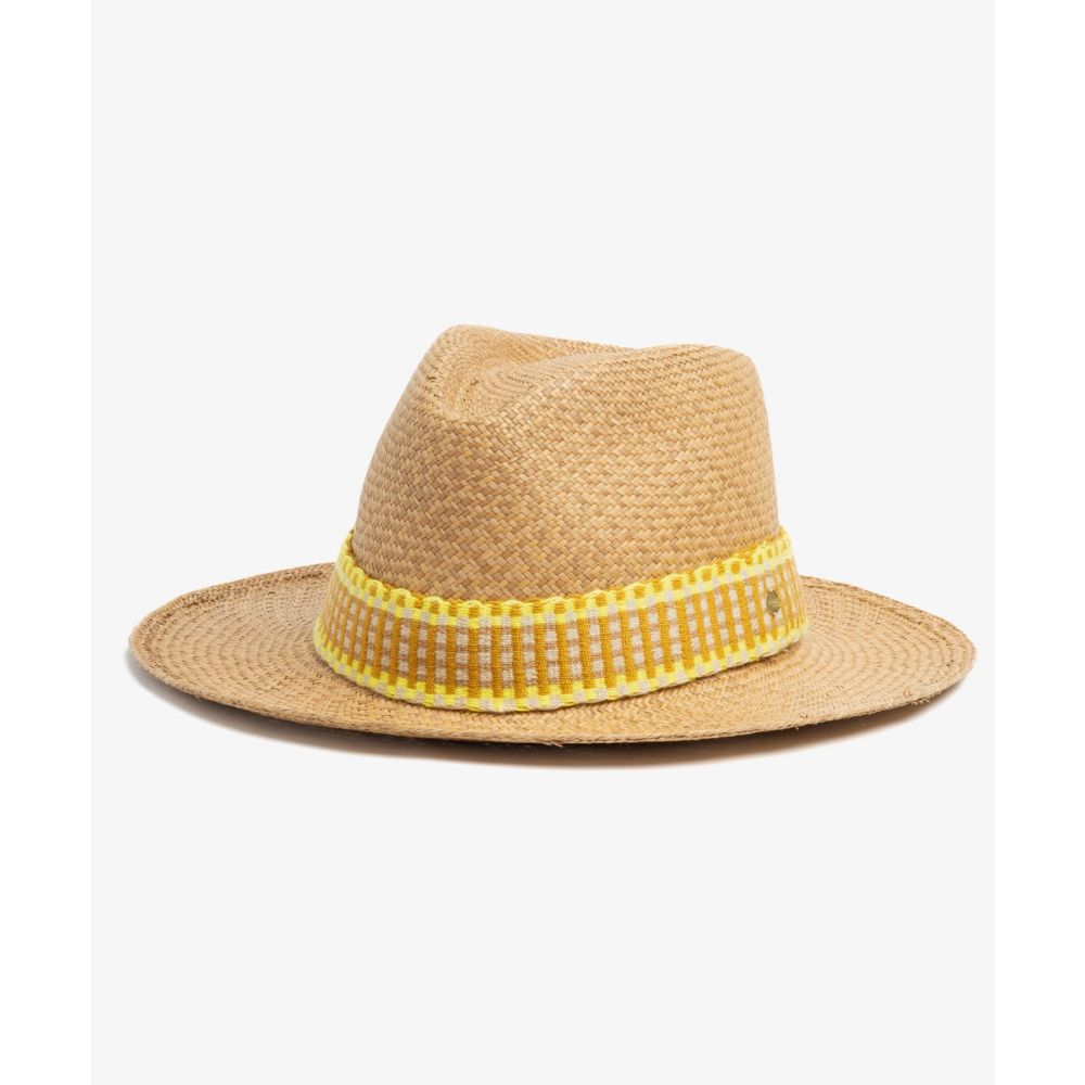 SOMBRERO PANAMA CON CINTA - CAMEL