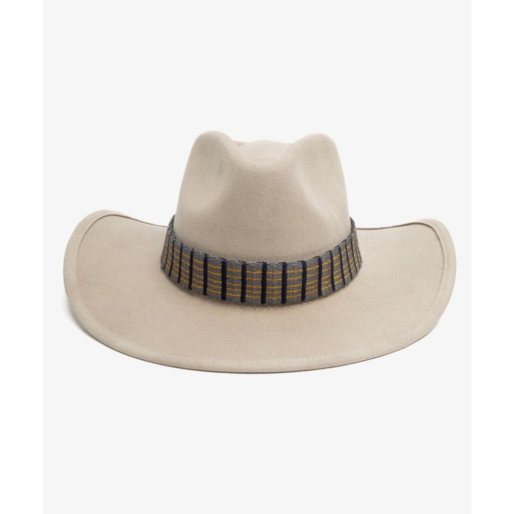 COWBOY WOOL HAT BEIGE 