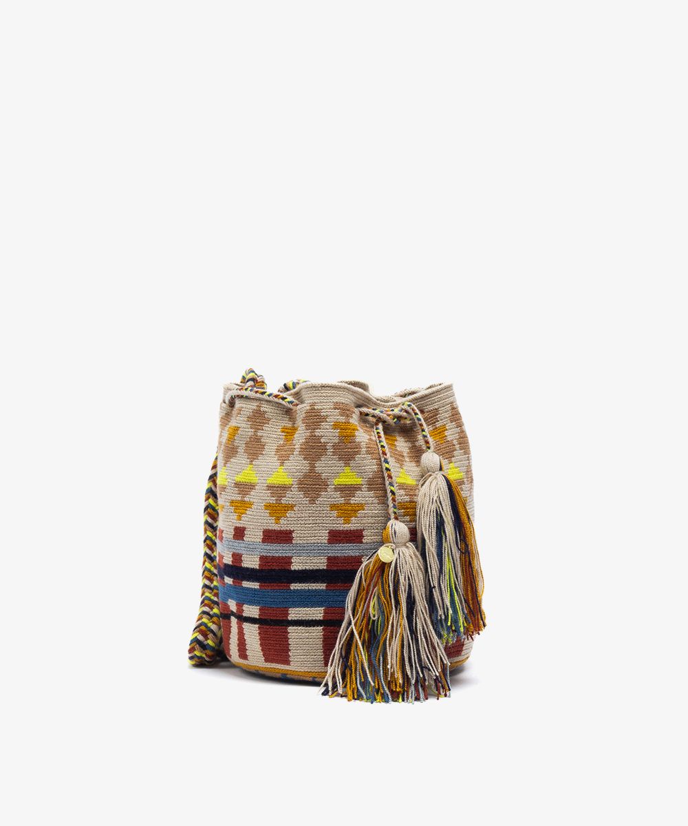 Crossbody Bag M Swan Beige Yellow