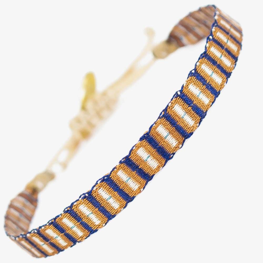 Bracelet Argantina 120 - Mustard & Blue