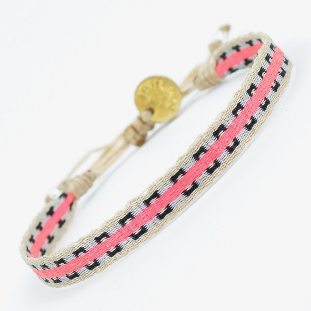 Bracelet Argantina 120 - Pink & Beige